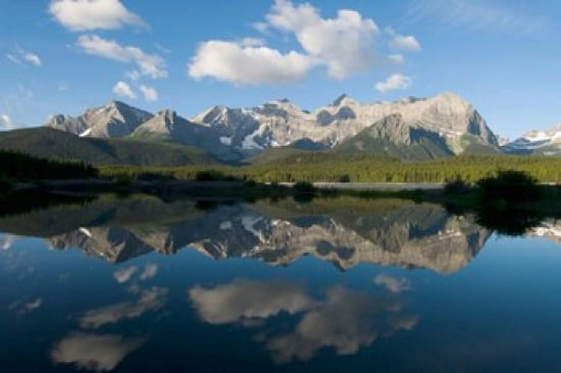 Lower Kananaskis Lake Peter Lougheed Park Alberta Canvas Art - Paul Colangelo DanitaDelimont (26 x 17)