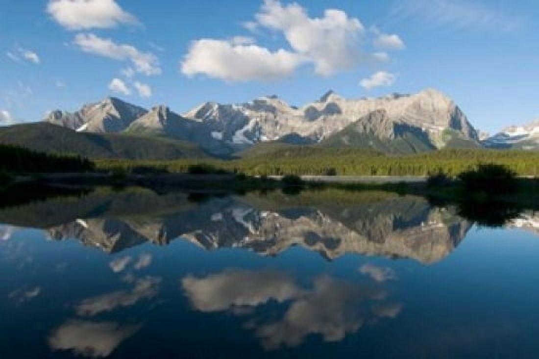 Lower Kananaskis Lake Peter Lougheed Park Alberta Canvas Art - Paul Colangelo DanitaDelimont (36 x 24)