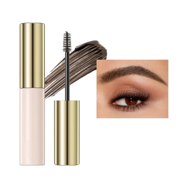 Lower Lash Mascara with Ultra-Fine Brush - Lengthening & Voluminous Lashes, Smudge-Proof Waterproof Eyelash Mascara, Quick-Drying Dense Eyebrow Dye, Non-Clumping, Holding Makeup, Natural Look 1 PC*1