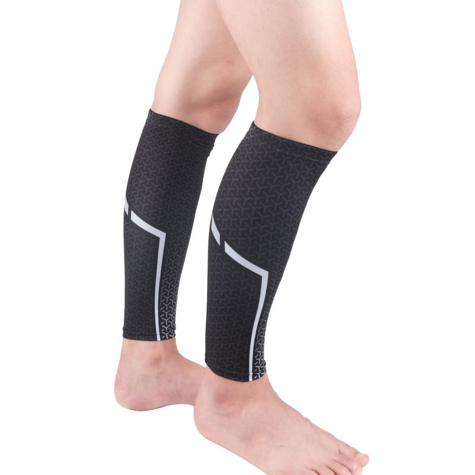 Lower Leg Sleeve Cover Leg Compression Socks for Runners Shin Splint  Varicose Vein & Calf Pain Relief