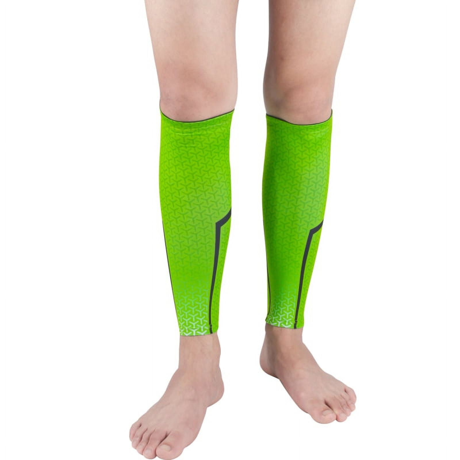 Lower Leg Sleeve Cover Leg Compression Socks for Runners Shin Splint Varicose  Vein & Calf Pain Relief 