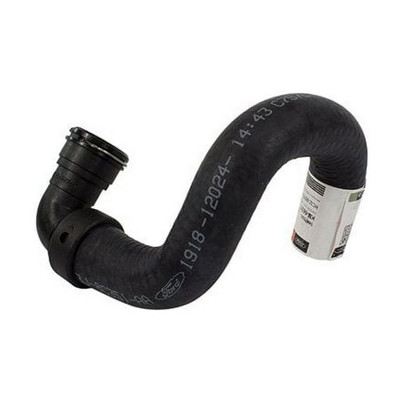 Lower - Line To Reservoir Radiator Hose - Compatible with 2008 - 2010 Ford F-250 Super Duty 6.4L V8 Turbocharged 2009