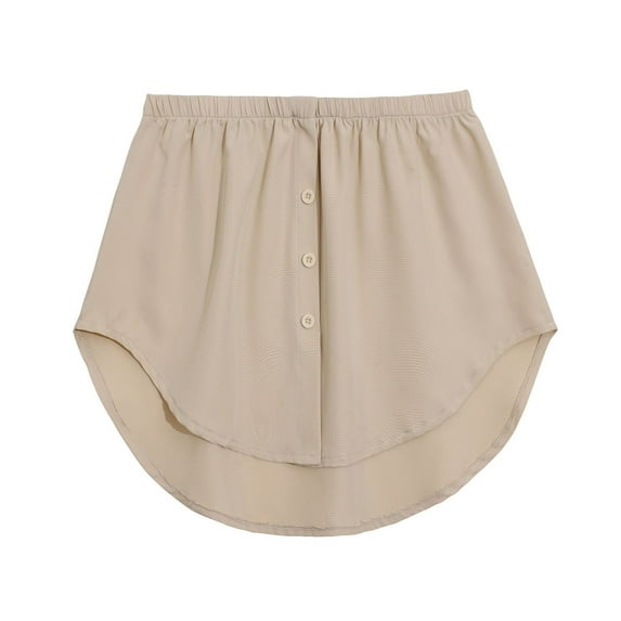 Lower Mini Shirt Extender Top Lower Sweep Skirt Top All Bottom Layering Waist Mini With Elastic Shirt Band Extender For Women Club Basic Leisure Dailywear