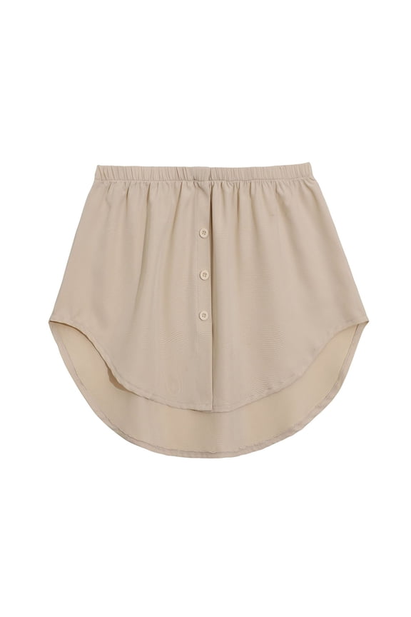 Lower Mini Shirt Extender Top Lower Sweep Skirt Top All Bottom Layering Waist Mini With Elastic Shirt Band Extender For Women Vacation Holiday Female Dailywear