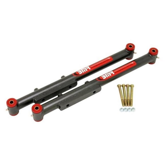 Lower Non-Adjustable Extended Length Control Arms, Black Hammertone