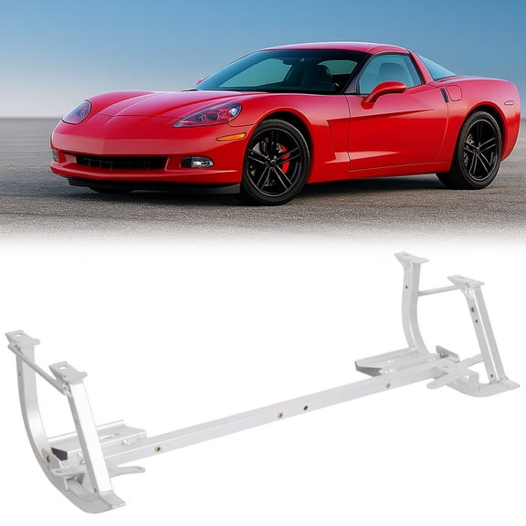 Lower Radiator Core Support Skid Plate Bar Compatible with 2 Chevy Corvette C6 Replacement Part 20939829