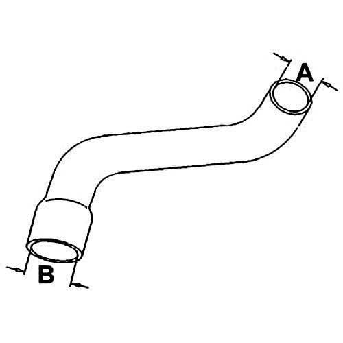 Lower Radiator Hose - fits John Deere 4430 4630 R52429 - Walmart.com
