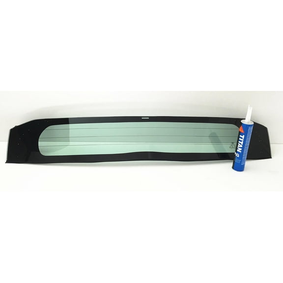 Lower Rear Heated Back Window Back Glass OEM Look Compatible with Toyota Prius 4 Door Hatchback 2010-2015 Models