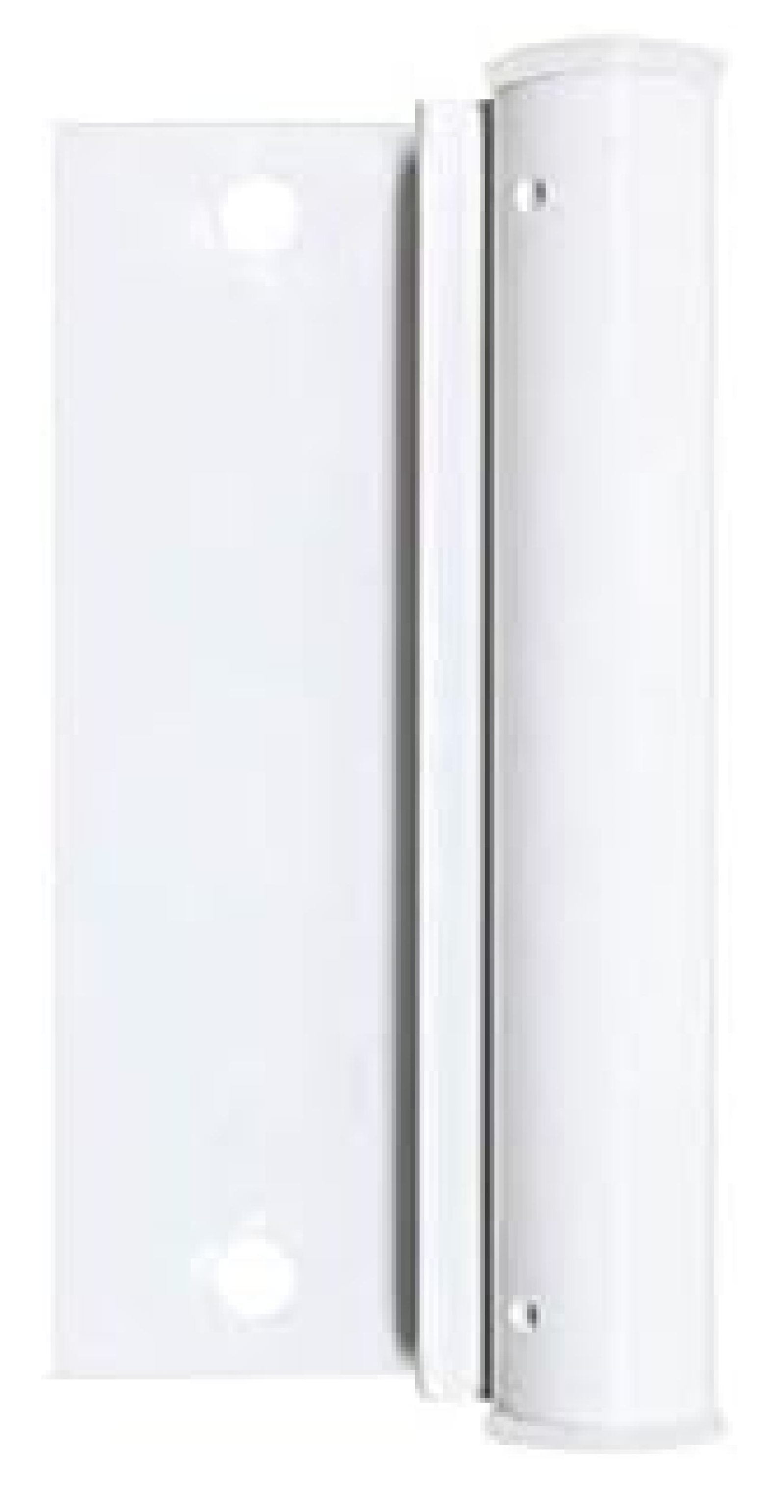 Lower Screen Door Hinge Leaf in White