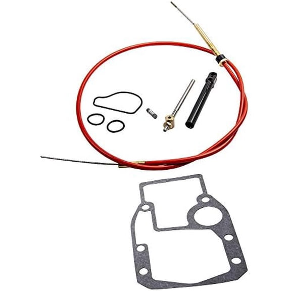 Lower Shift Cable Assembly kit for OMC Cobra Sterndrive Replaces 987661 with Gasket
