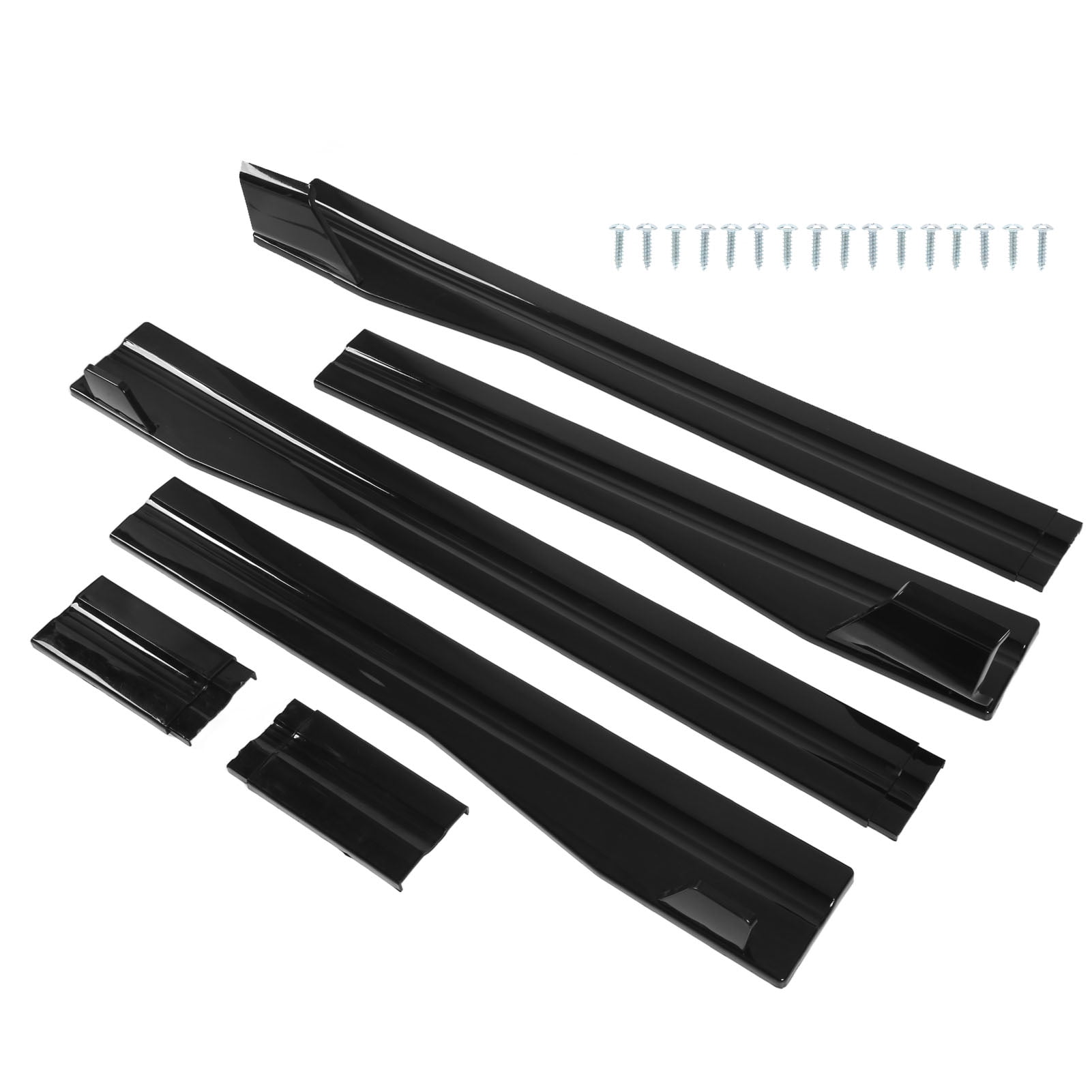 Lower Side Bottom Line Extensions, Easy Installation Car Side Skirts