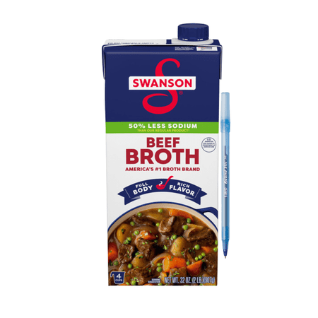 Lower Sodium Beef Broth 32 oz