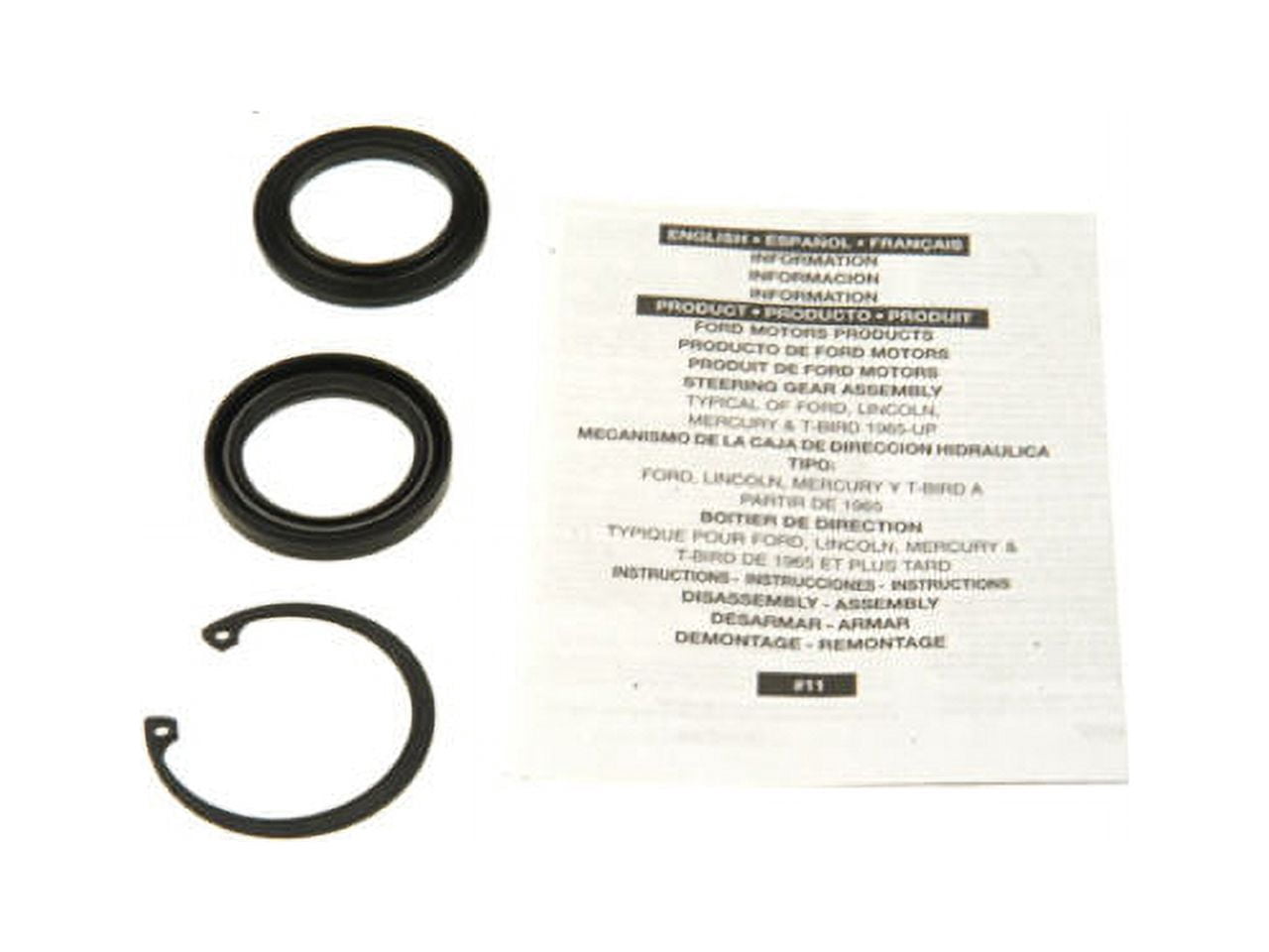Lower Steering Gear Pitman Shaft Seal Kit - Compatible With Dodge Ram 2500 1994-2001