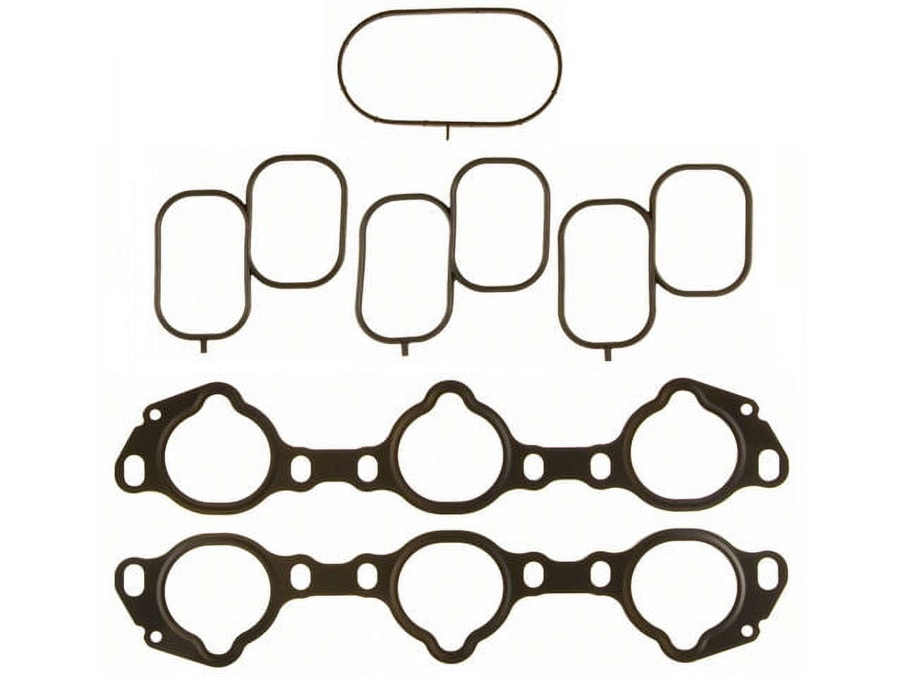 Lower and Upper Intake Manifold Gasket Set - Compatible with 2005 - 2019 Nissan Frontier 4.0L V6 2006 2007 2008 2009 2010 2011 2012 2013 2014 2015 2016 2017 2018