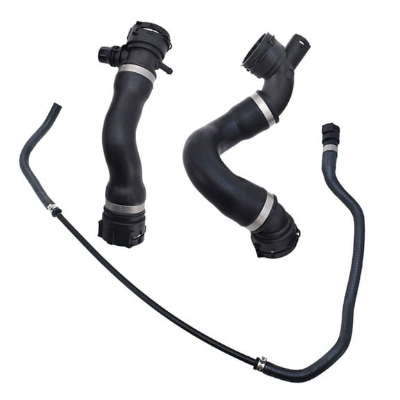 Lower Upper Radiator Coolant Hose with Vent Line Hose Set Fit for BMW 325i 328i 330i 17127531579 17127531581 17127618510