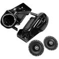 thumbnail image 2 of Lower Vented Leg Fairings With 6.5" Speaker Cutouts & Grills – For Harley Road Glide 1983-2013 – Gloss Black By TCMT 2 of 6