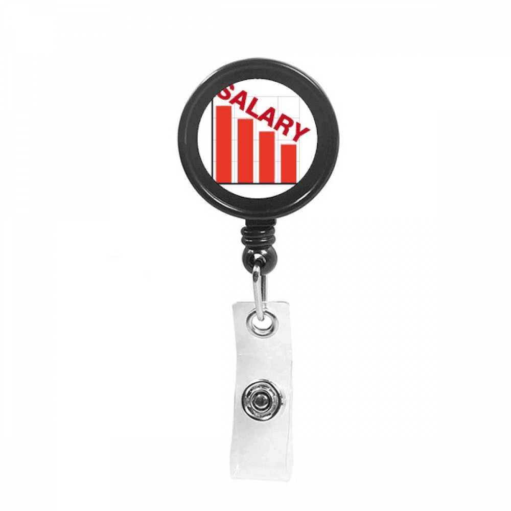 Lower Wages Living Standards Retractable Keychain Badge Holder ID Badge