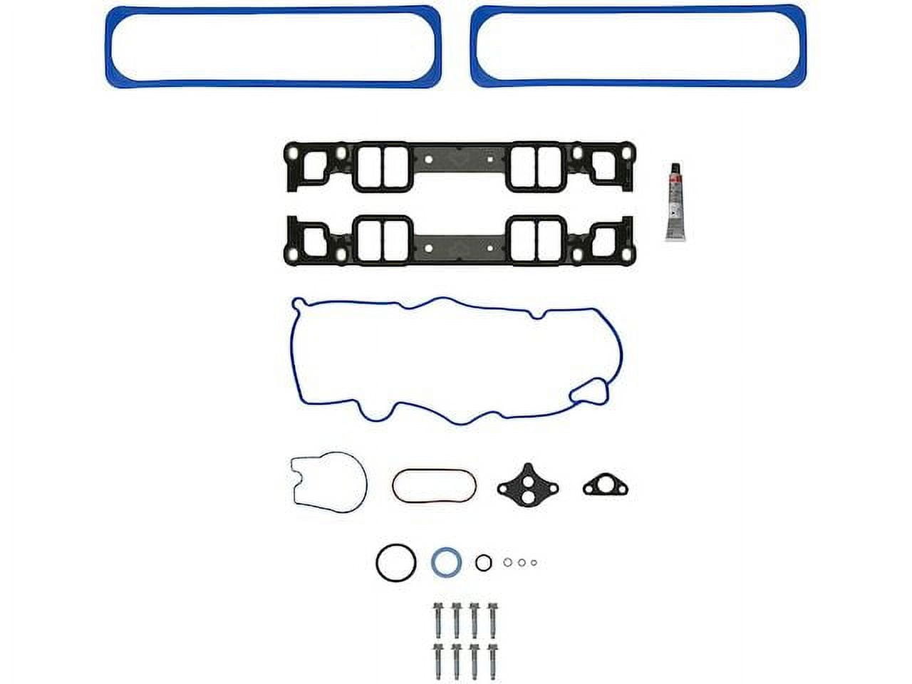 Lower and Upper Intake Manifold Gasket Set - Compatible with 1996 - 1999 GMC C1500 1997 1998