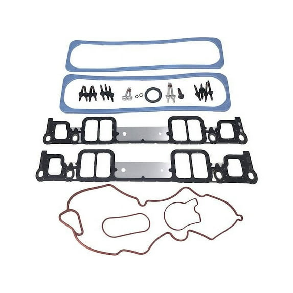 Lower and Upper Intake Manifold Gasket Set - Compatible with 1996 - 2000 GMC Yukon 5.7L V8 1997 1998 1999