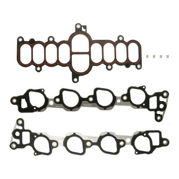 Lower and Upper Intake Manifold Gasket Set - Compatible with 1997 - 1999 Ford E-250 Econoline 5.4L V8 1998