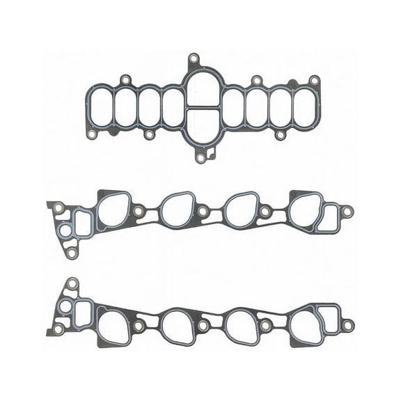 Lower and Upper Intake Manifold Gasket Set - Compatible with 1997 - 1999 Ford Expedition 1998