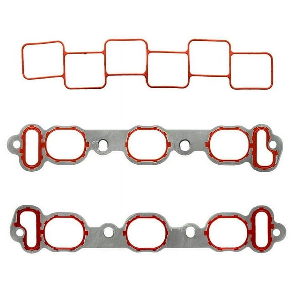 Lower and Upper Intake Manifold Gasket Set - Compatible with 1999 - 2001 Chrysler LHS 3.5L V6 2000
