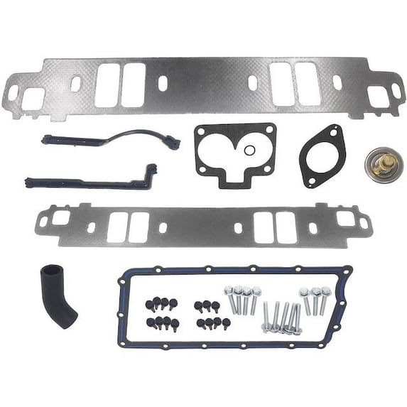 Lower and Upper Intake Manifold Gasket Set - Compatible with 1999 - 2003 Dodge Ram 2500 Van 2000 2001 2002