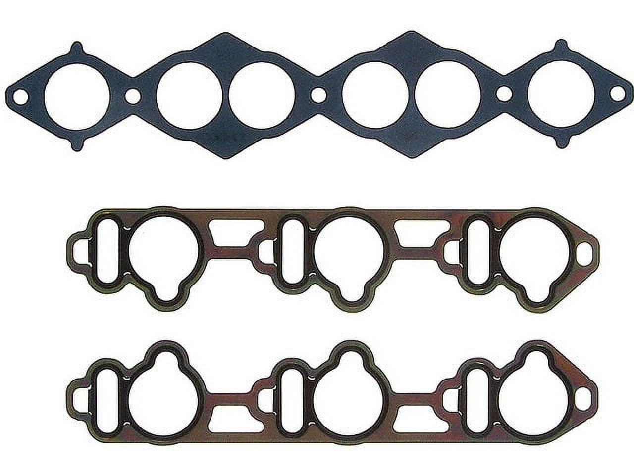 Lower and Upper Intake Manifold Gasket Set - Compatible with 2000 - 2004 Nissan Xterra 3.3L V6 2001 2002 2003