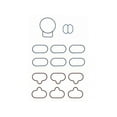 thumbnail image 1 of Lower and Upper Intake Manifold Gasket Set - Compatible with 2001 - 2004 Ford Escape 3.0L V6 2002 2003, 1 of 2
