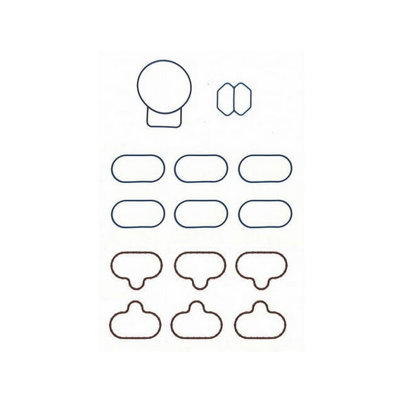 Lower and Upper Intake Manifold Gasket Set - Compatible with 2001 - 2004 Ford Escape 3.0L V6 2002 2003