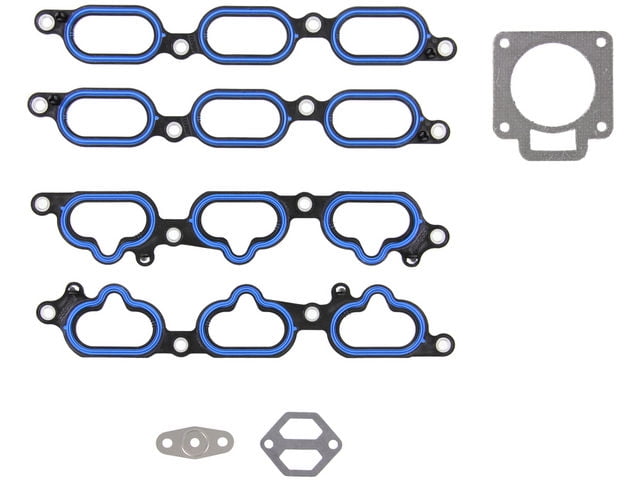 Lower and Upper Intake Manifold Gasket Set - Compatible with 2002 - 2006 Mazda MPV 3.0L V6 2003 2004 2005