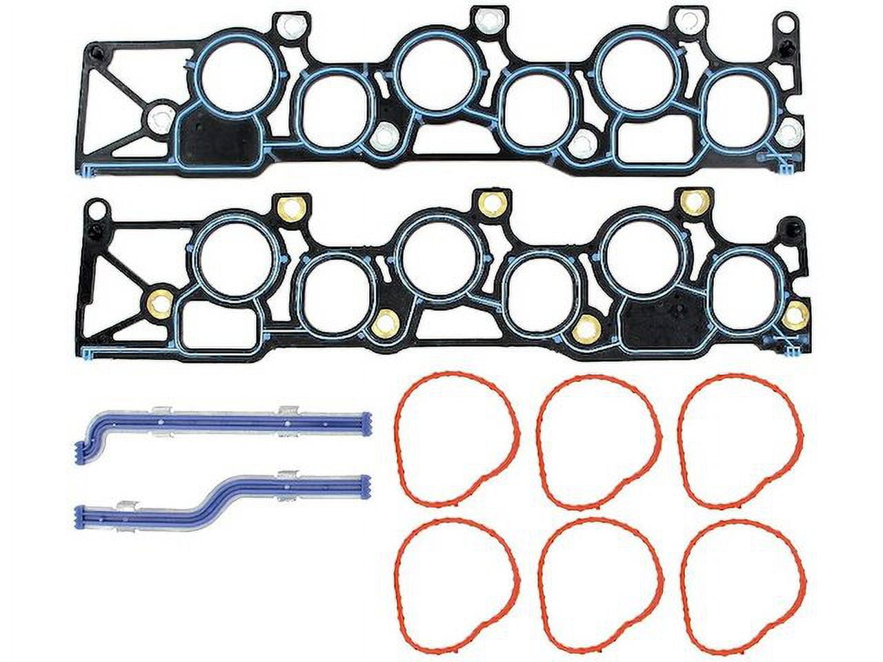 Lower and Upper Intake Manifold Gasket Set - Compatible with 2005 - 2008 Ford F-150 4.2L V6 2006 2007