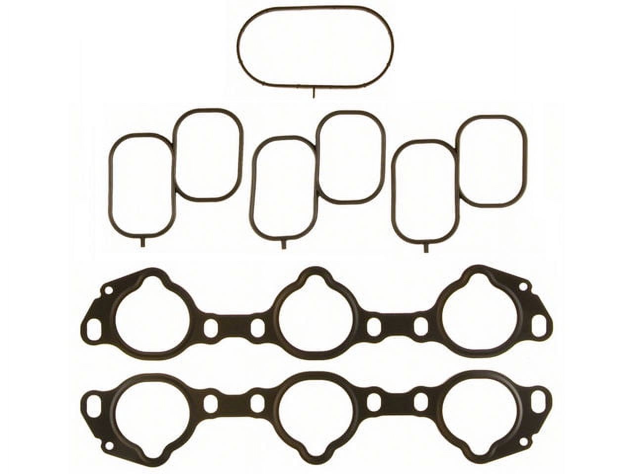 Lower and Upper Intake Manifold Gasket Set - Compatible with 2005 - 2015 Nissan Xterra 4.0L V6 2006 2007 2008 2009 2010 2011 2012 2013 2014