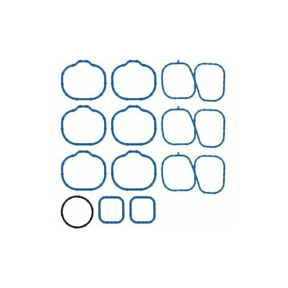 Lower and Upper Intake Manifold Gasket Set - Compatible with 2007 - 2010 Ford Edge 3.5L V6 2008 2009