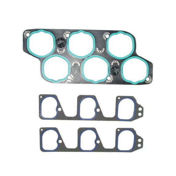 Lower and Upper Intake Manifold Gasket Set - Compatible with 2008 - 2010 Saturn Vue 3.6L V6 2009