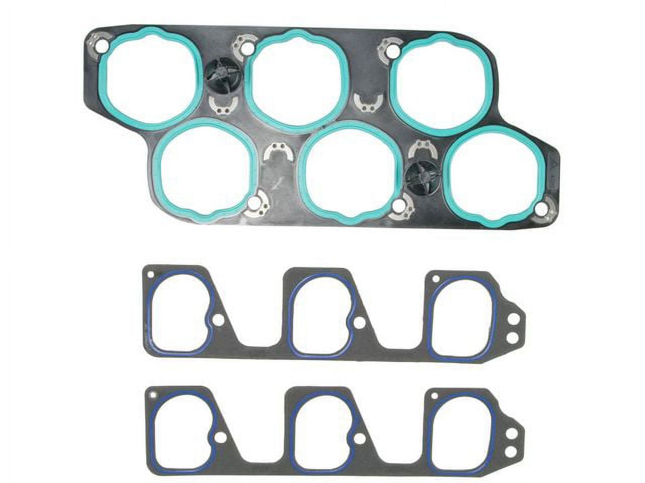 Lower and Upper Intake Manifold Gasket Set - Compatible with 2008 - 2012 Chevy Malibu 3.6L V6 2009 2010 2011