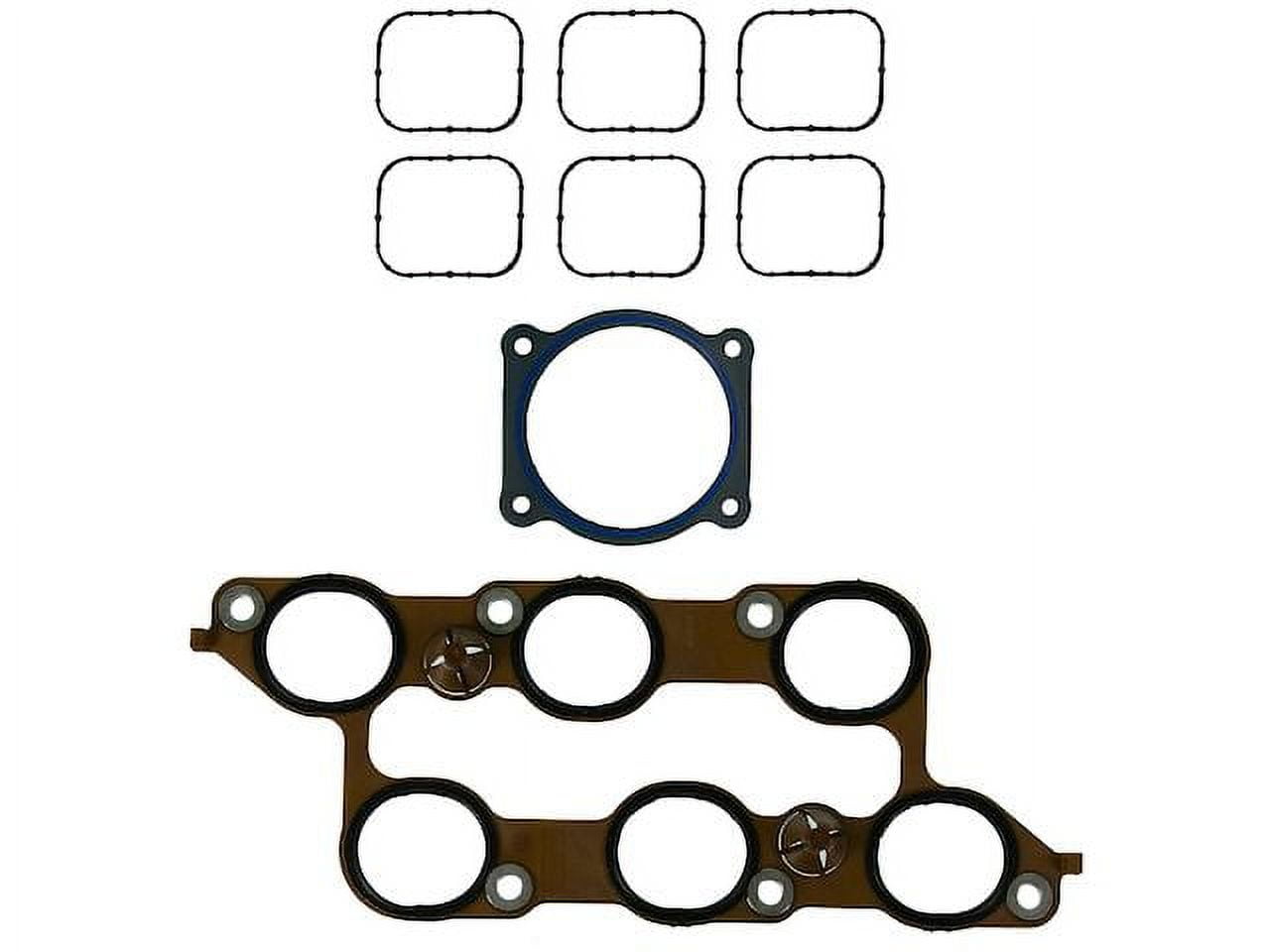 Lower and Upper Intake Manifold Gasket Set - Compatible with 2009 - 2020 Chevy Traverse 3.6L V6 2010 2011 2012 2013 2014 2015 2016 2017 2018 2019