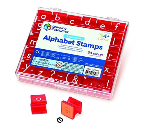Lowercase Alphabet & Punctuation Stamps