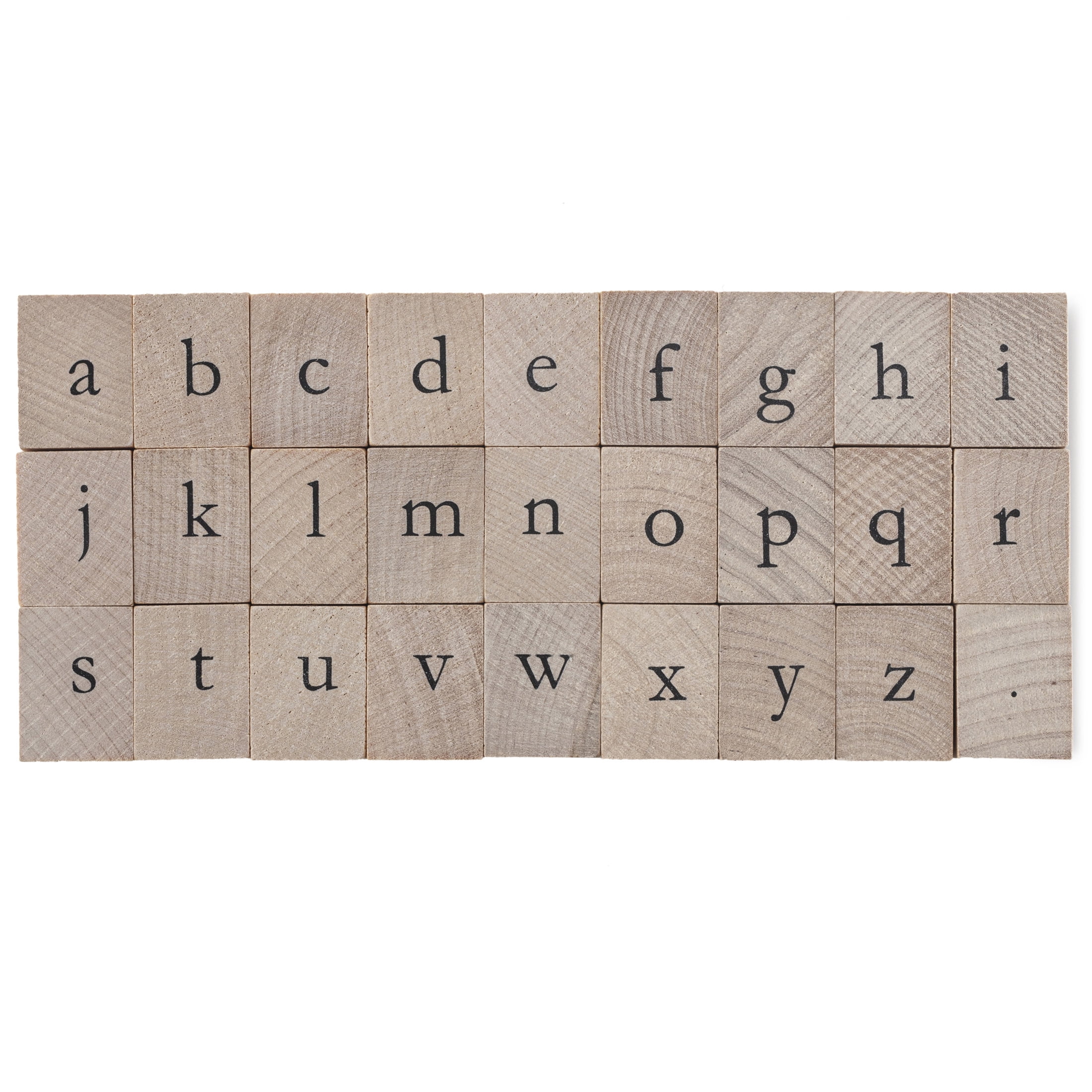 Lowercase Alphabet Wood Stamp Set by Recollections - Classic Letters ...