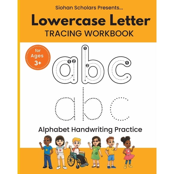 Lowercase Letter Tracing Workbook, (Paperback)