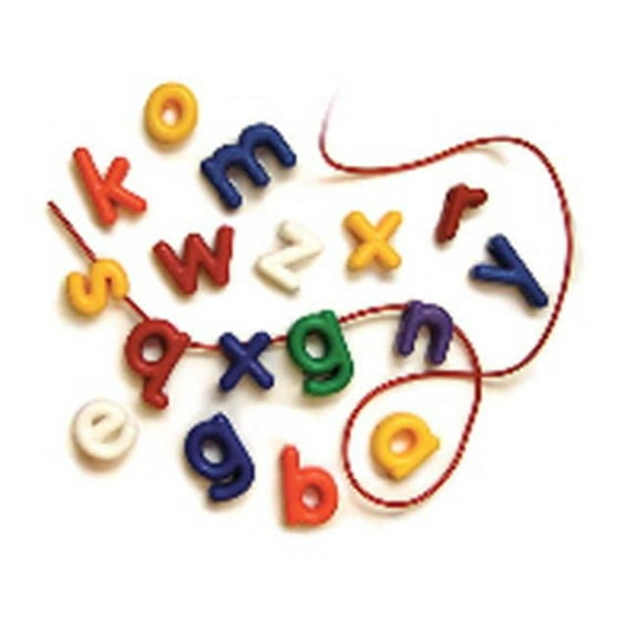 Lowercase Manuscript Letter Beads