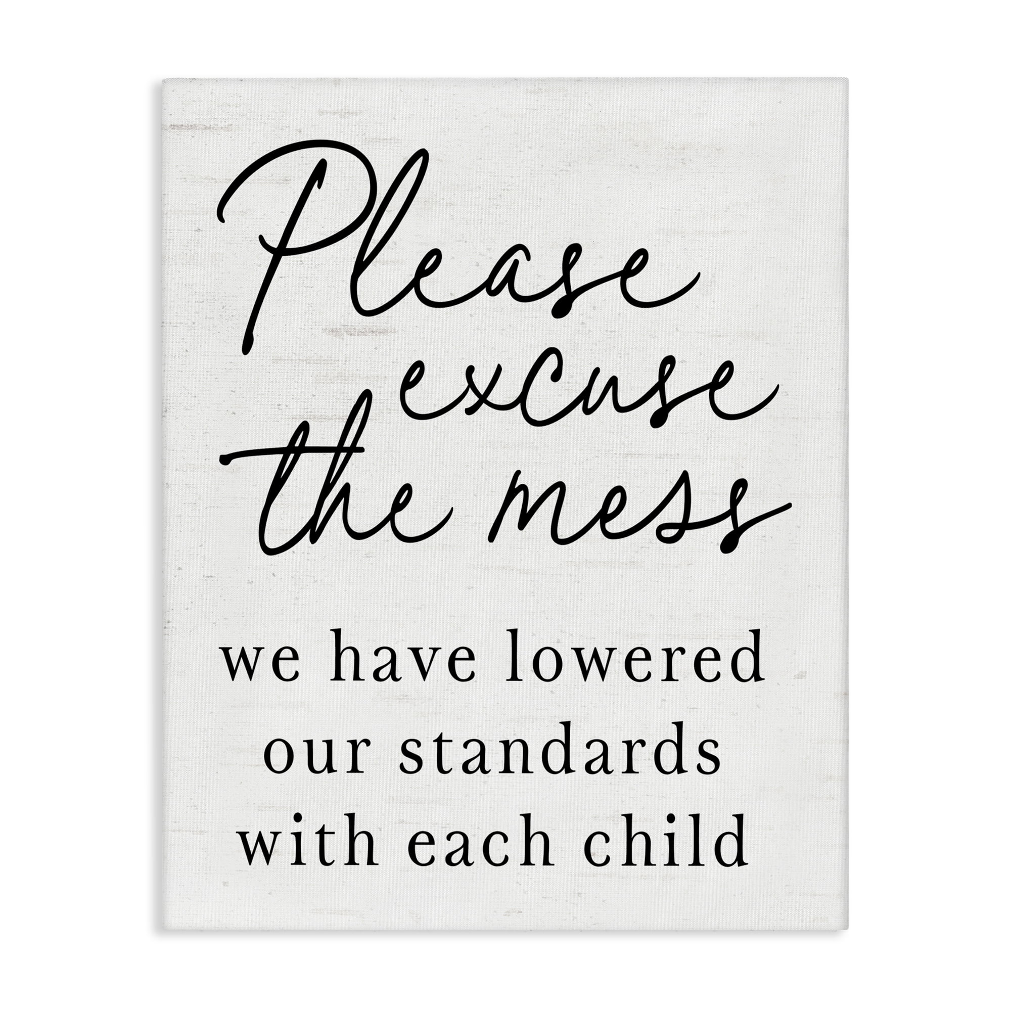 Lowered Stand With Each Child Canvas Wall Art, design by Lettered and Lined