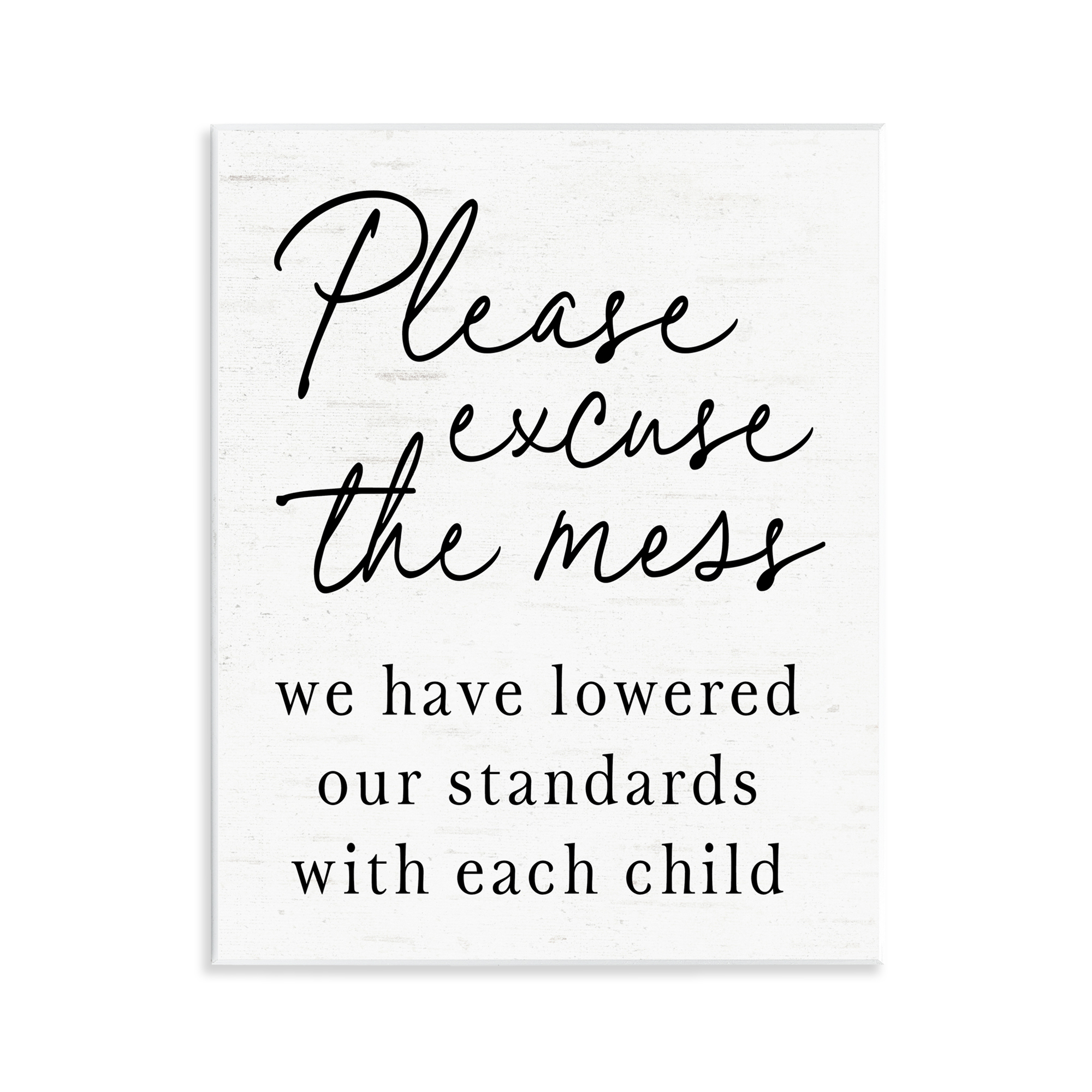 Lowered Stand With Each Child Wall Plaque Art, design by Lettered and Lined