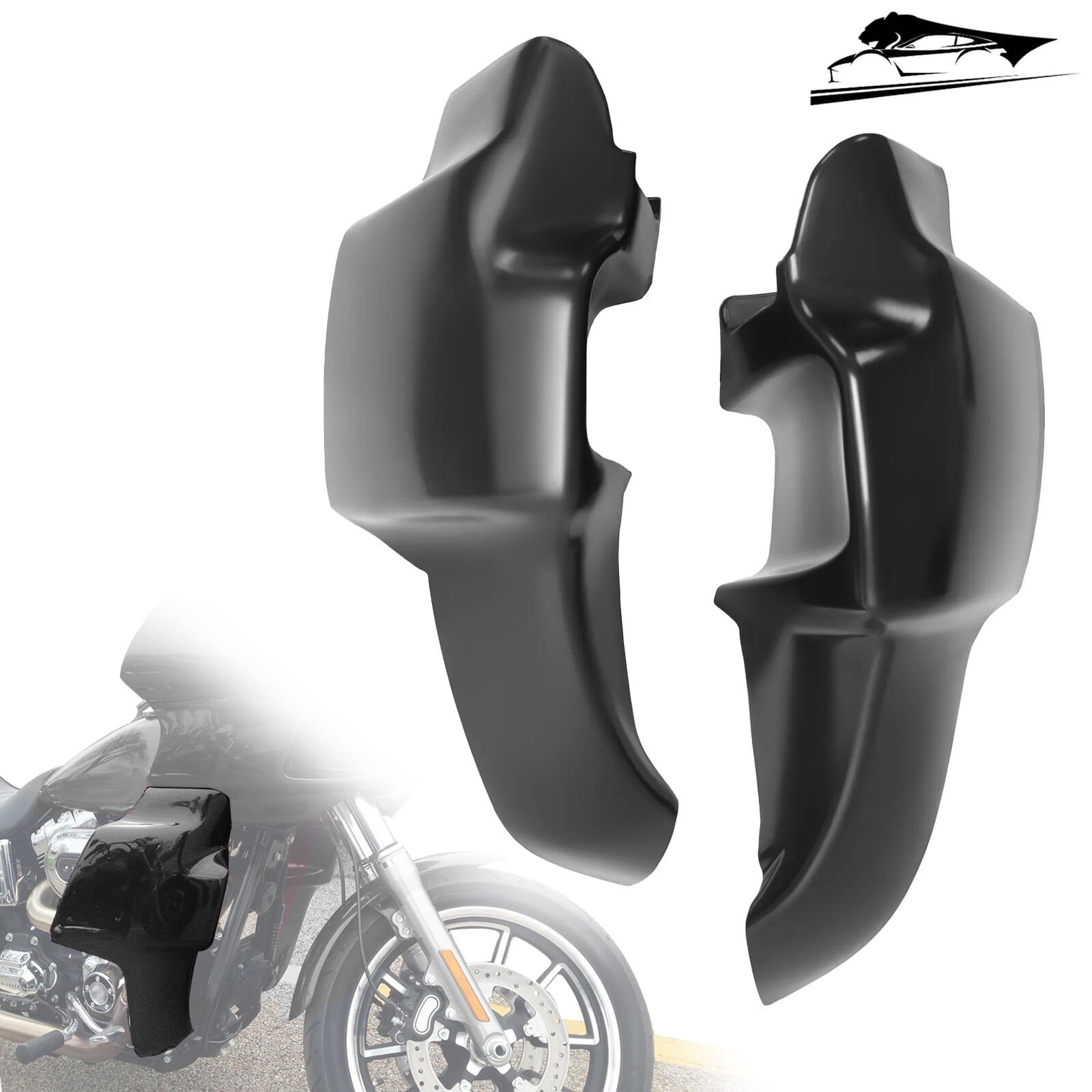 Front Fairing Lower Leg Fairings Fit For Harley Dyna Wide