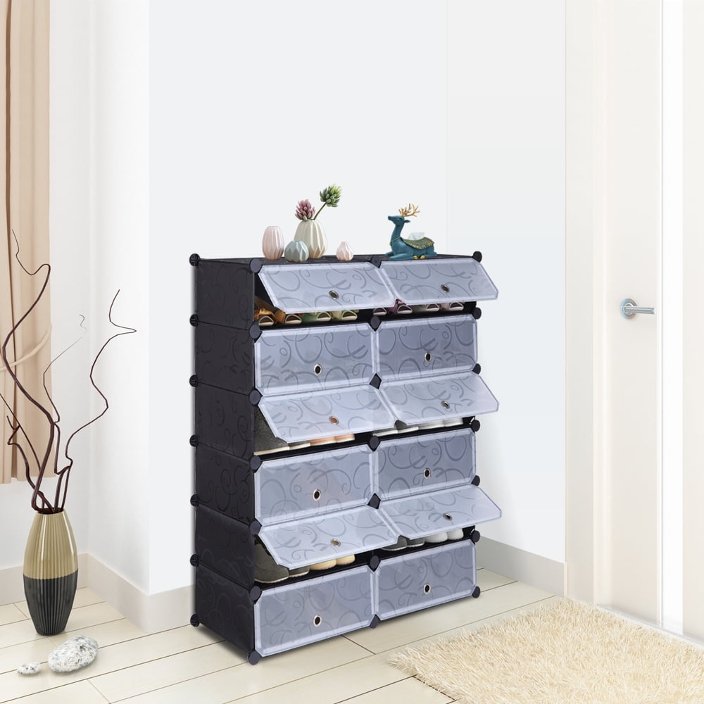 Lowestbest 12 Cube Square Storage Organizer, Bookshelf Closet Organizer Storage Shelves Lowestbest 12 Cube Square Storage Organizer, Bookshelf Closet Organizer Storage Shelves