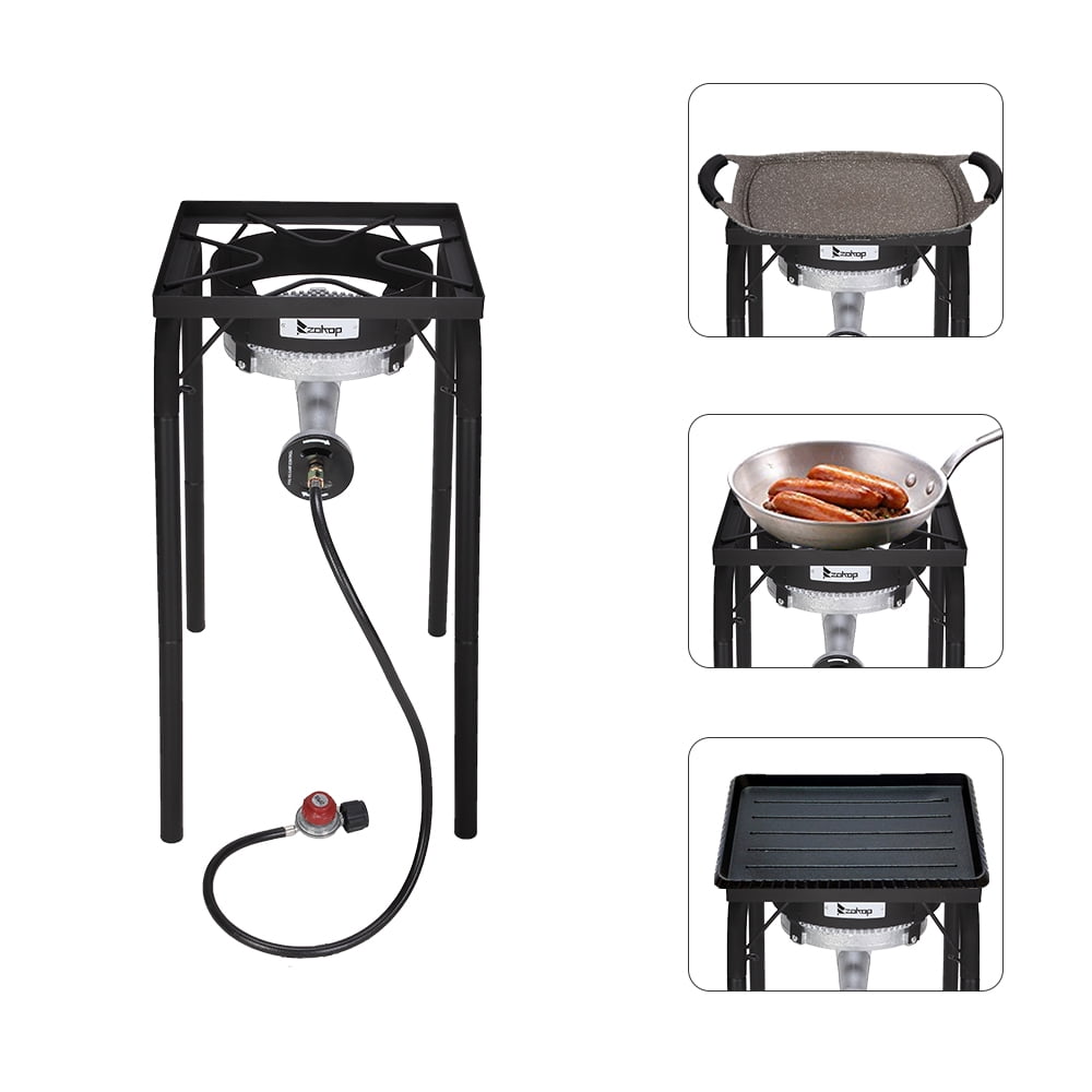 Lowestbest 20w BTU Single Head Outdoor Furnace with 1.2M Leather Tube for Garden Camping Lowestbest 20w BTU Single Head Outdoor Furnace with 1.2M Leather Tube for Garden Camping