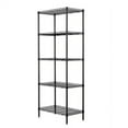 thumbnail image 1 of Lowestbest 5 Tier Wire Shelving, Metal Storage Shelves, Heavy Duty Adjustable Shelf Standing Kitchen Rack, Black (21.25 x 11.42 x 59.06), 1 of 14