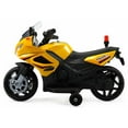 thumbnail image 1 of Lowestbest 6V Kids Electric Motorcycle, Kids Ride on Motorcycle, Battery Powered 4 Wheels Motorcycle Toy for Children Ages 1-5, 1 of 7