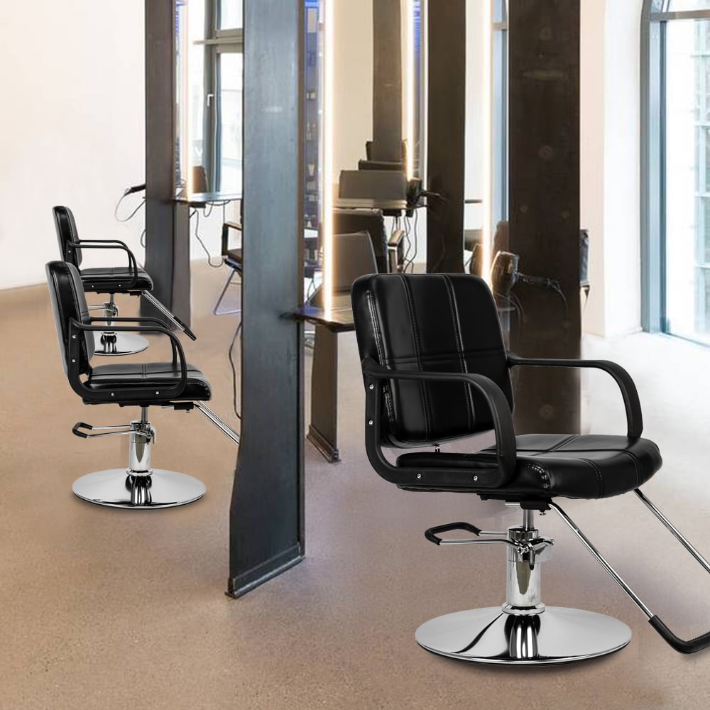 Lowestbest Adjustable Barber Chair, Leather Sponge Beauty Salon Chair, Hairdressing Chair Hair Salon Hydraulic Barber Chair for Home, Office, Barbers Shop, Black Lowestbest Adjustable Barber Chair, Leather Sponge Beauty Salon Chair, Hairdressing Chair Hair Salon Hydraulic Barber Chair for Home, Office, Barbers Shop, Black