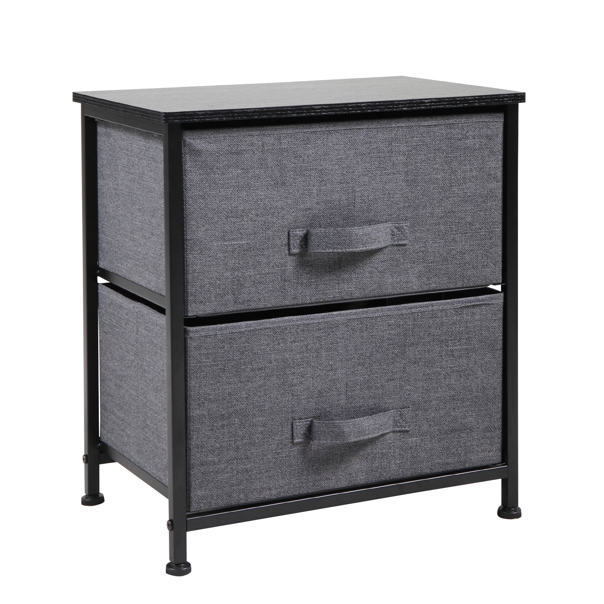 Lowestbest Drawer Dresser Organizer with 2 Drawers, Fabric Dresser Tower for Bedroom, Black Lowestbest Drawer Dresser Organizer with 2 Drawers, Fabric Dresser Tower for Bedroom, Black